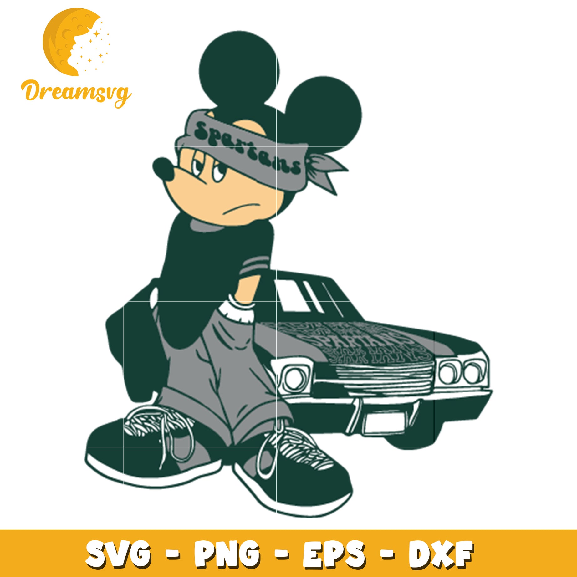 Mickey Mouse Spartans SVG Cut File