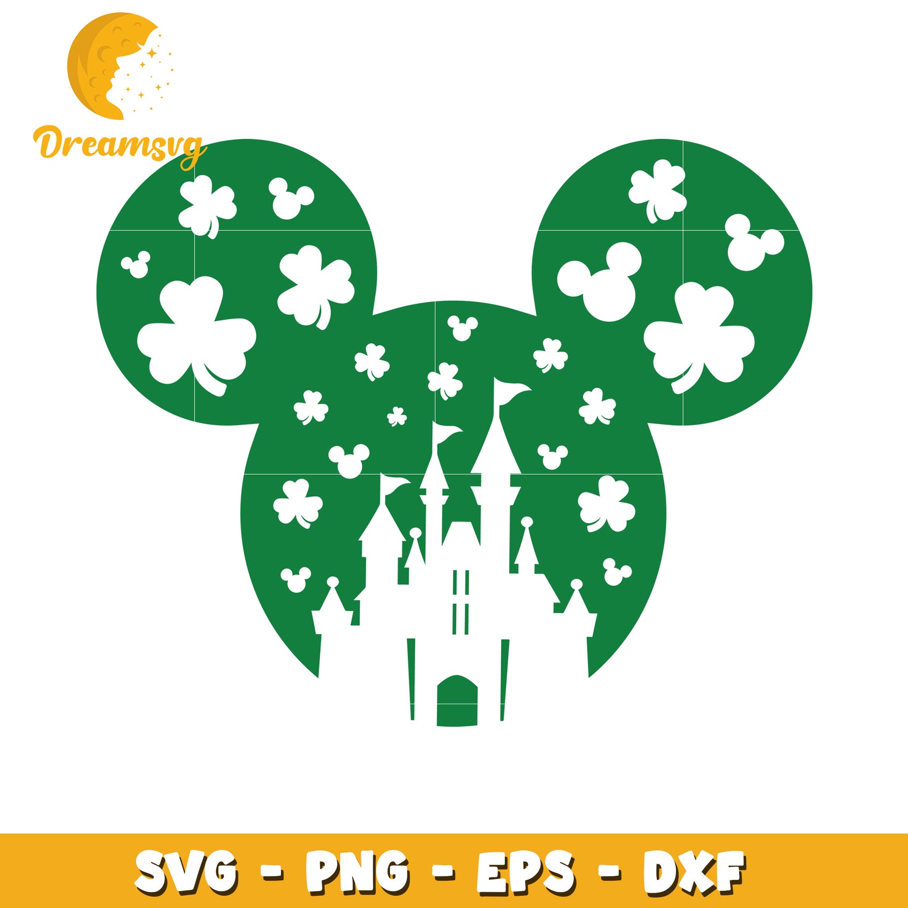 Mickey Mouse St Patricks Day SVG