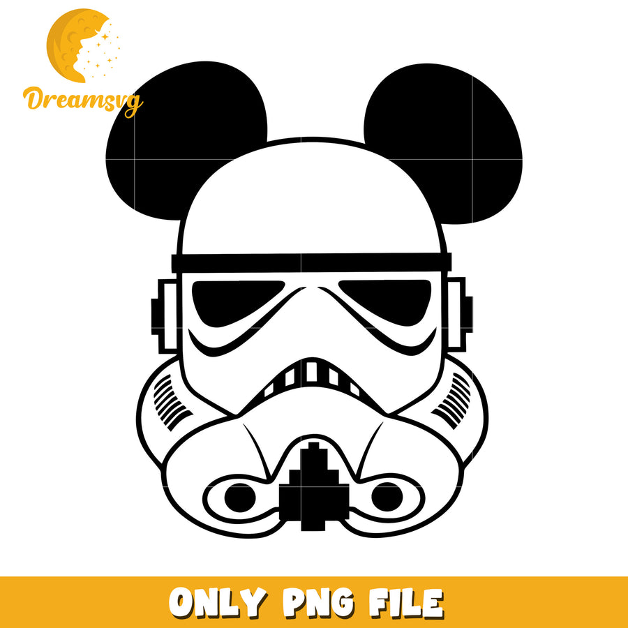 Mickey Mouse Stormtrooper PNG