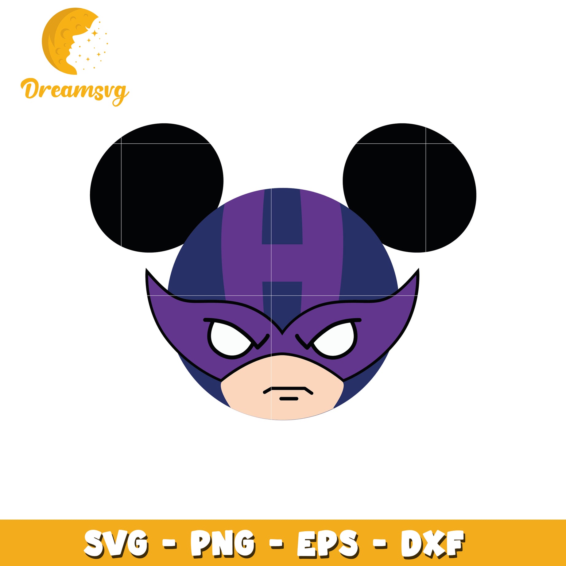 Mickey Mouse Superhero SVG Cut File