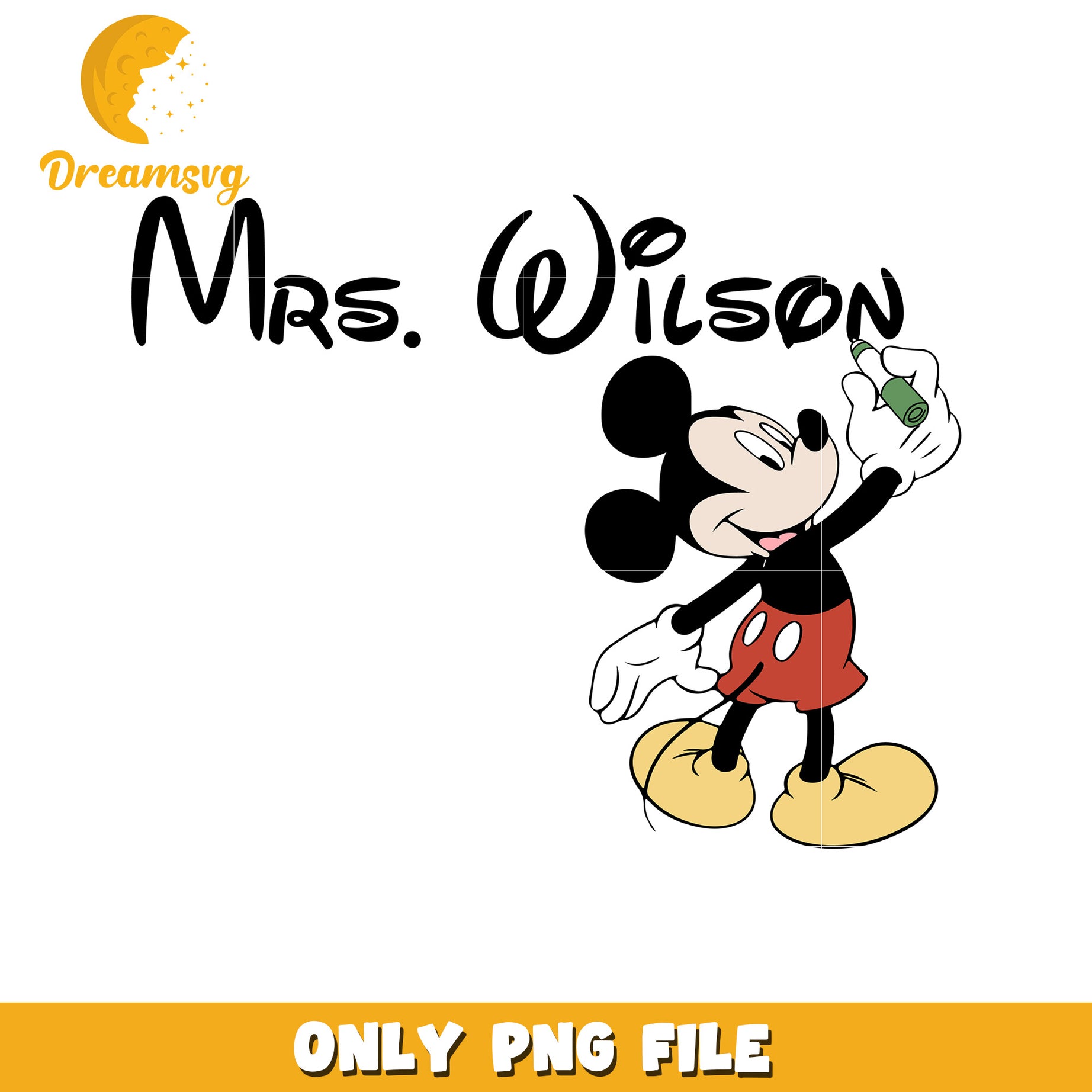 Mickey Mouse Teacher PNG