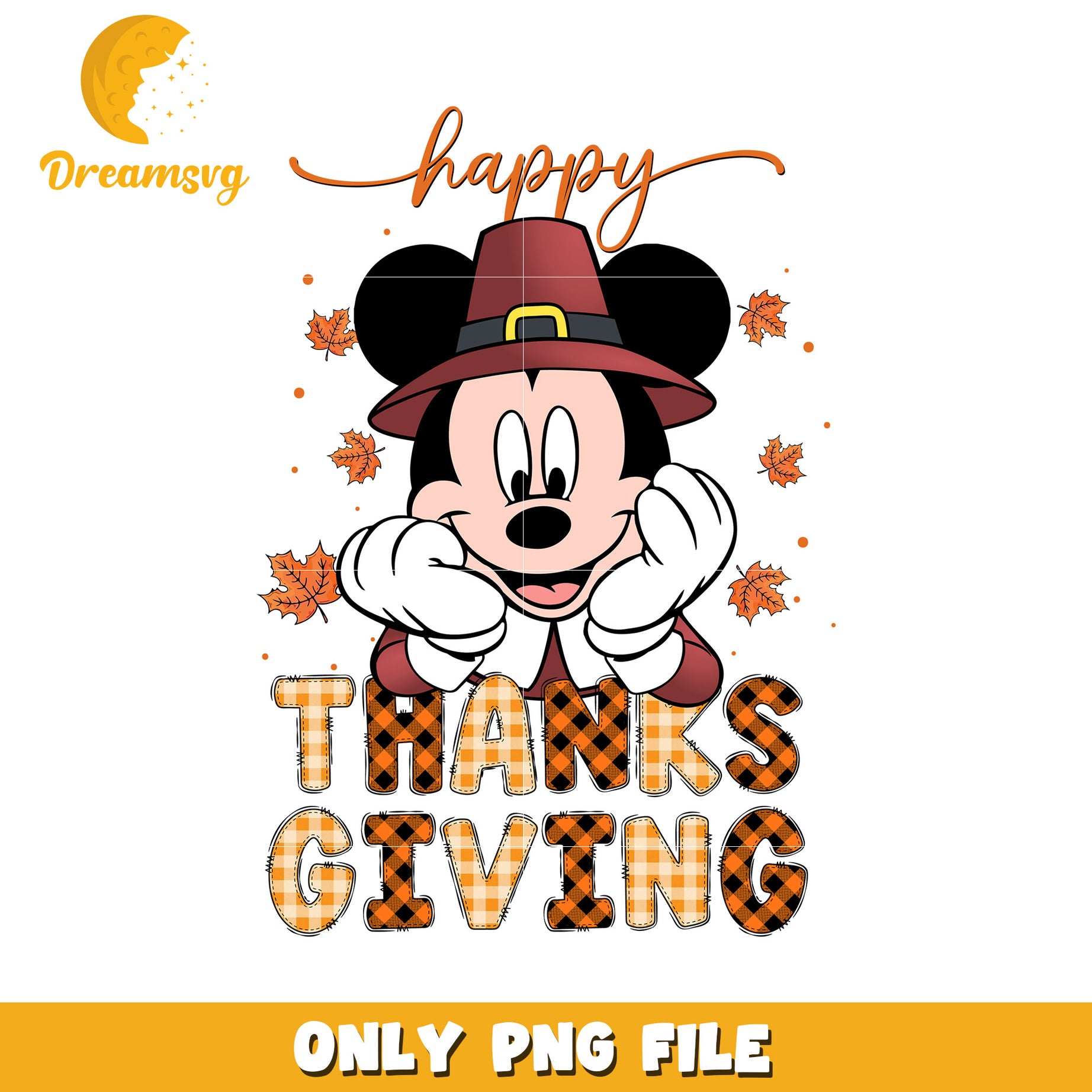 Mickey Mouse Thanksgiving PNG