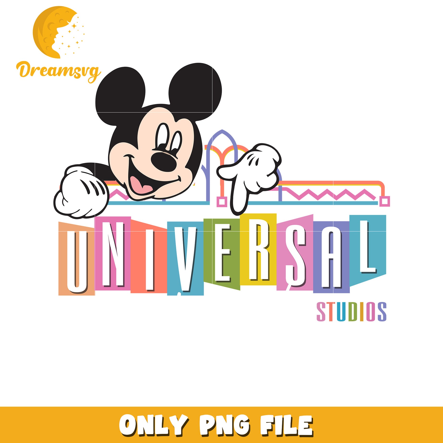 Mickey Mouse Universal Studios PNG