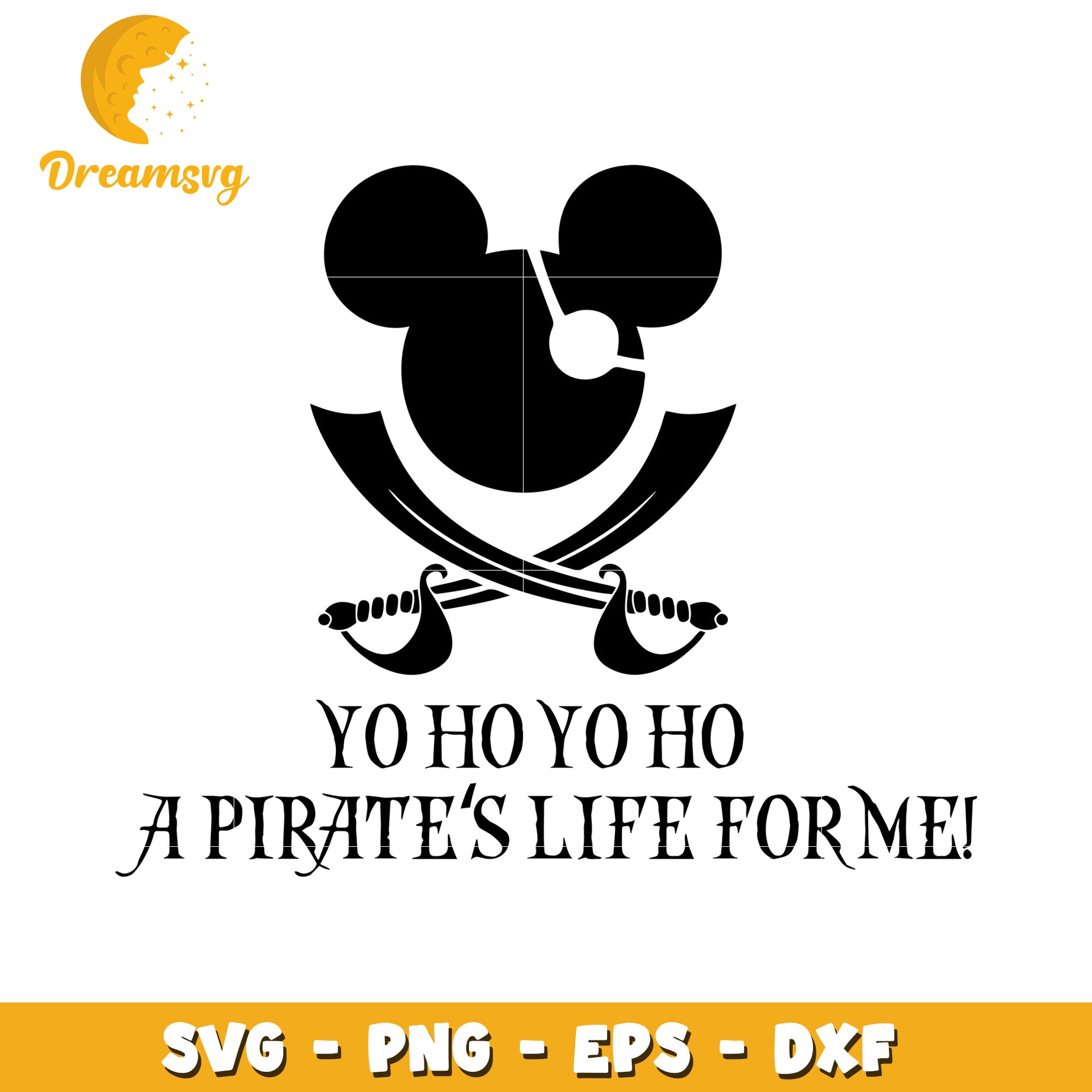 Mickey Pirate SVG Cut File Bundle