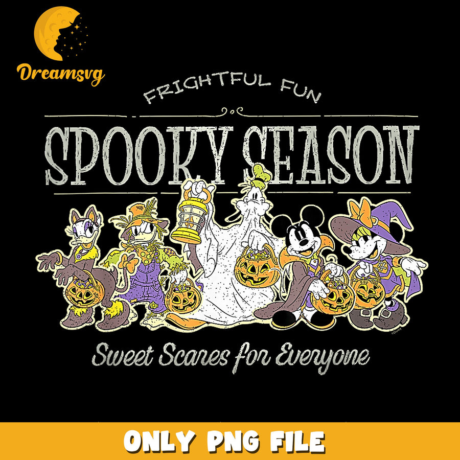 Mickey Mouse Halloween Spooky Season PNG, Disney Friends, Ghost PNG