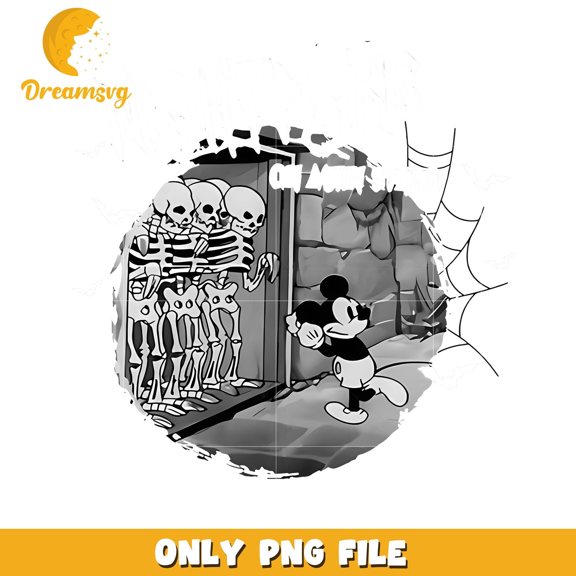 Mickey halloween night png, Disney world halloween vibes png