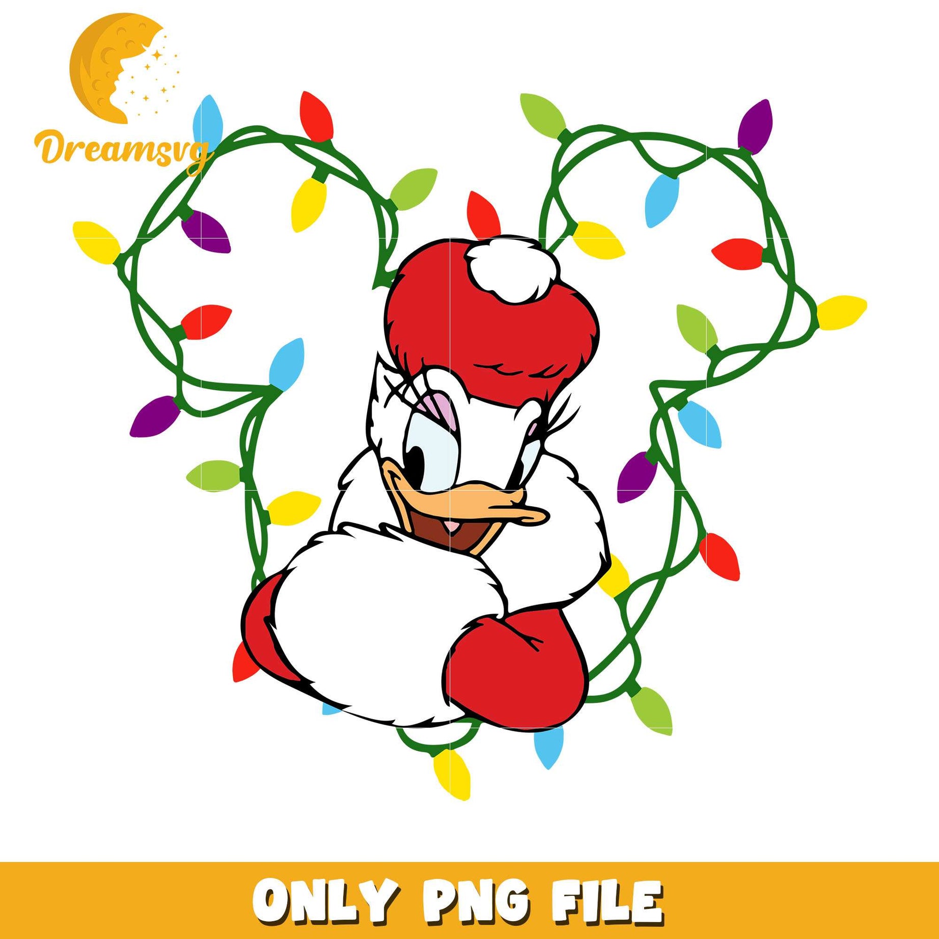 Mickey mouse light daisy png, Mickey mouse png, christmas png