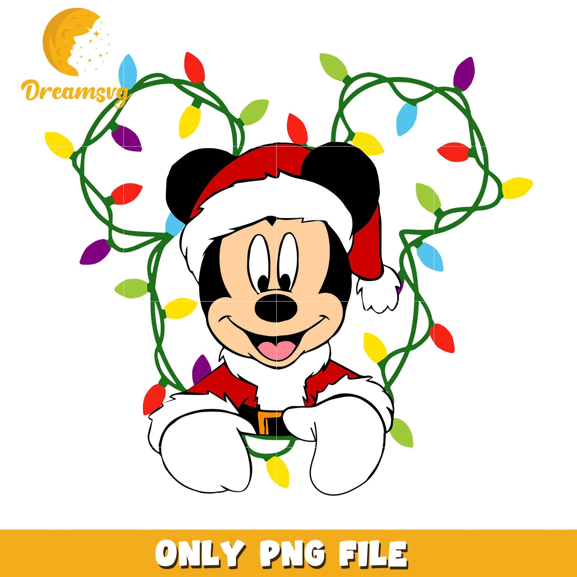 Mickey mouse light mickey png, Mickey mouse png, christmas png
