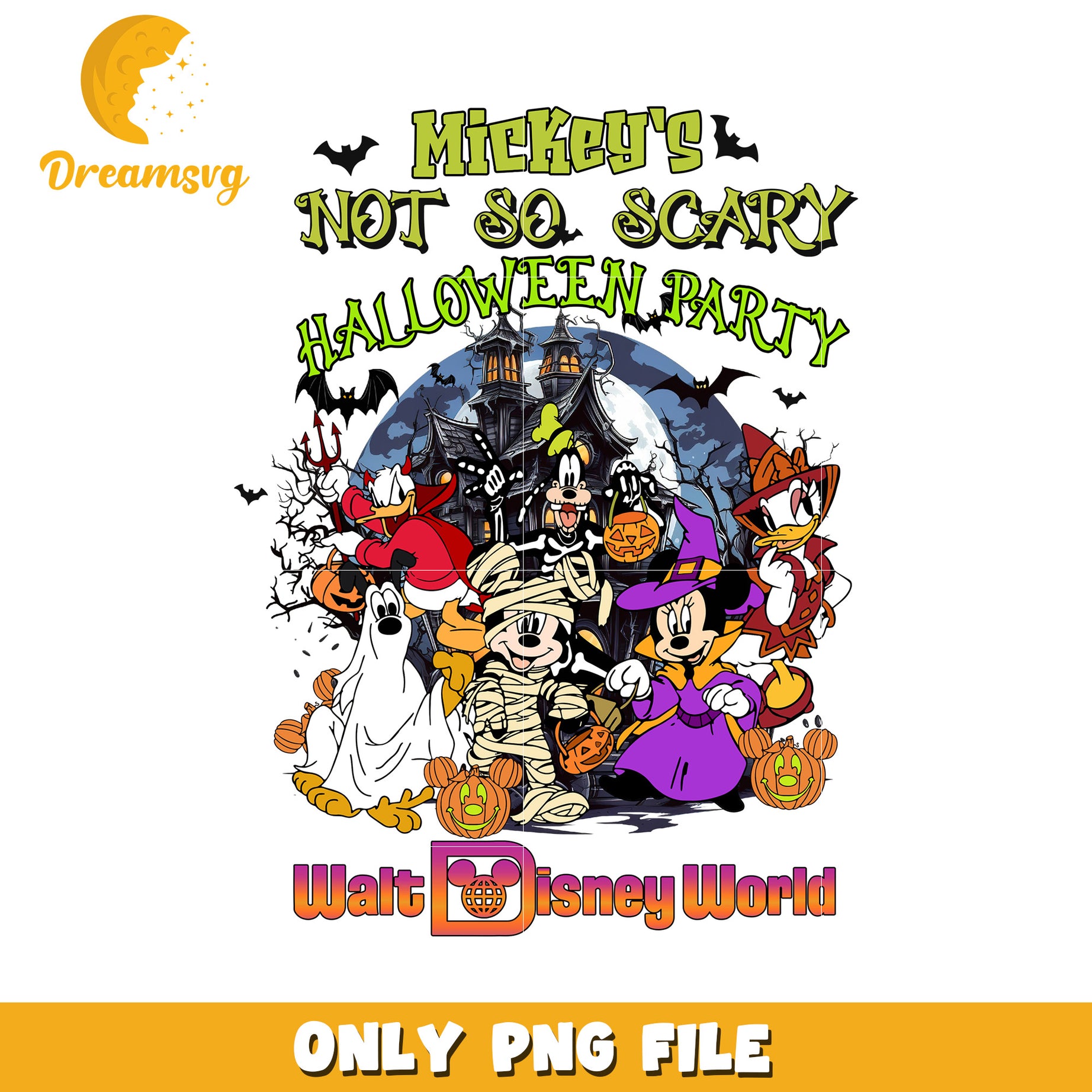 Mickey's Halloween Party PNG