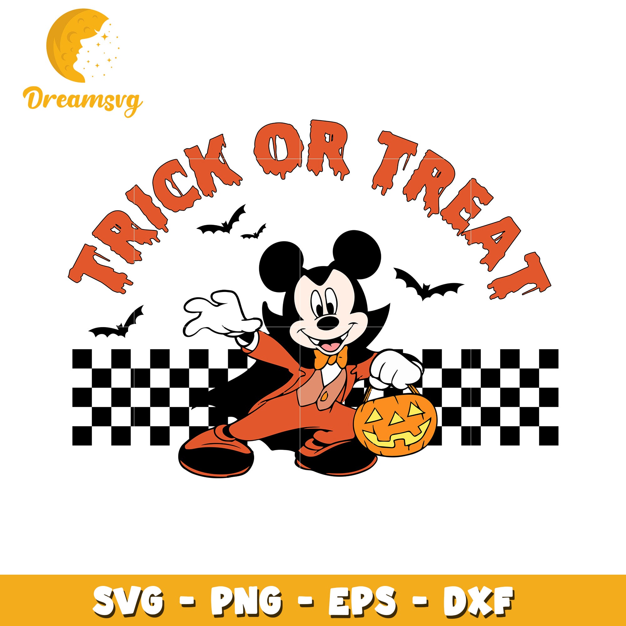 Mickey trick or street halloween svg, Disney friends halloween vibes svg (2)