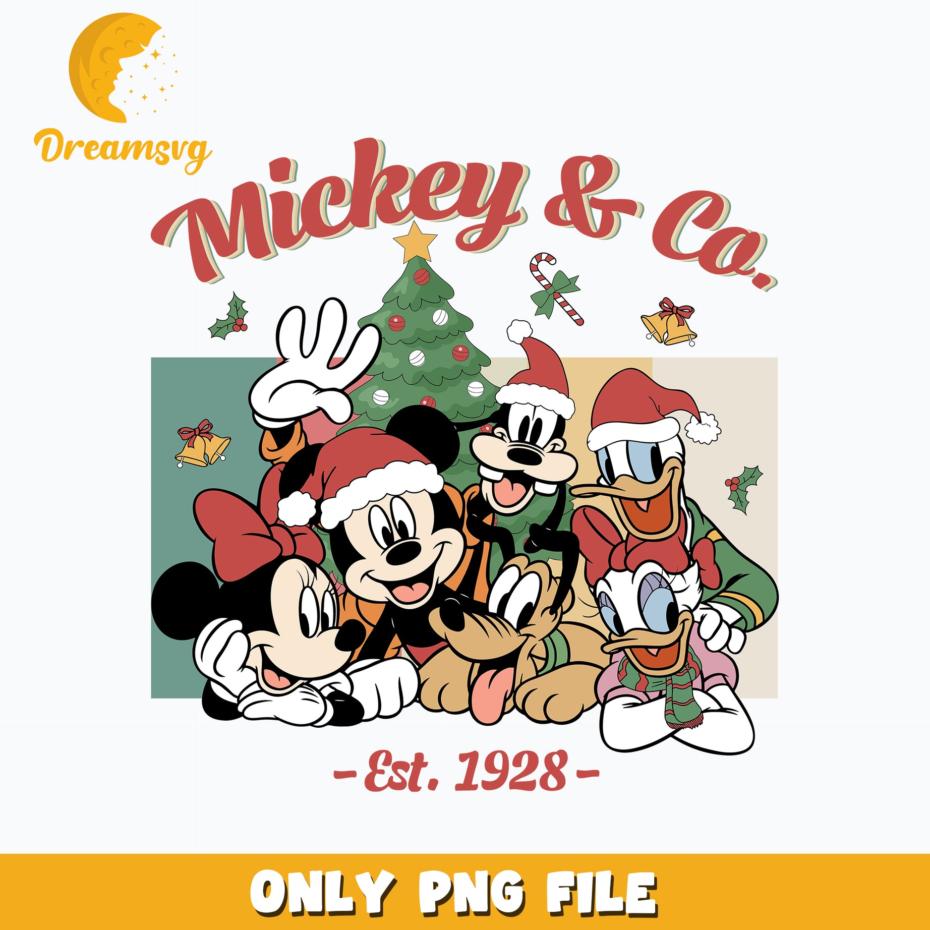 Mickey and Co Christmas png