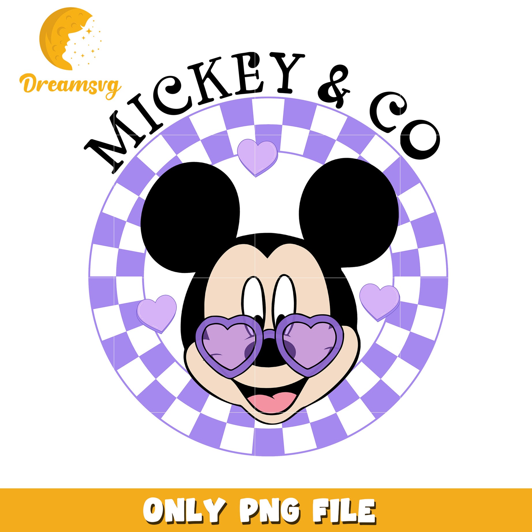 Mickey and Co Cute PNG File for Kids Crafts and Decor