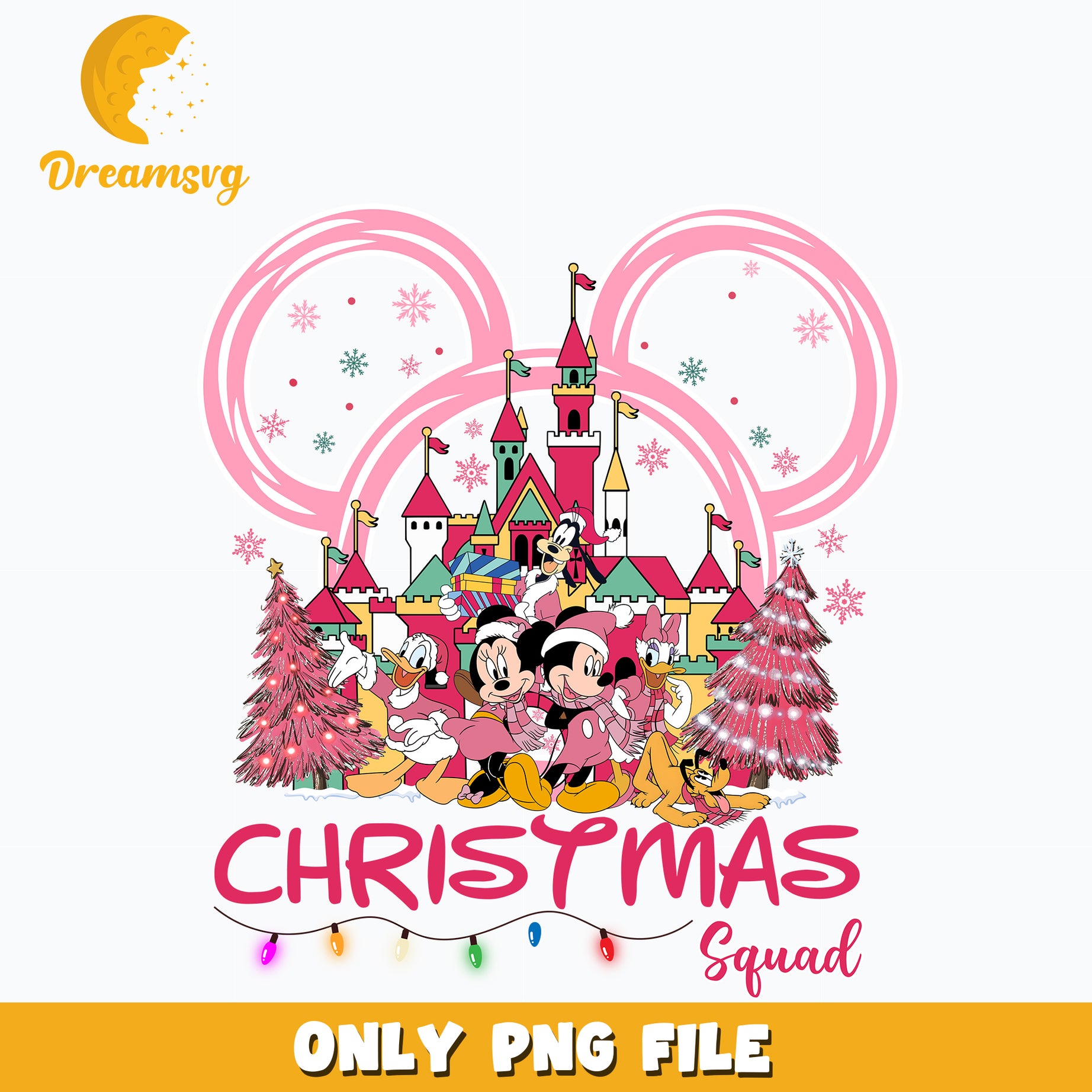Mickey and Friends Christmas Squad png