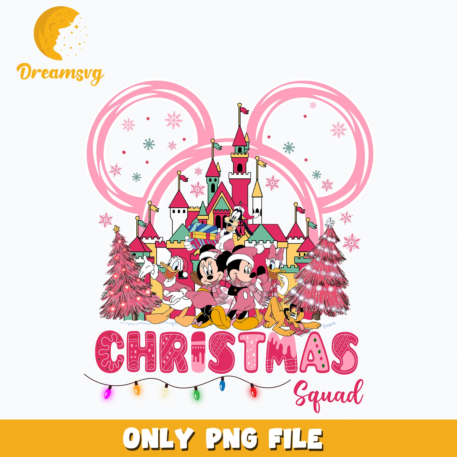 Mickey and Friends Christmas Squad png