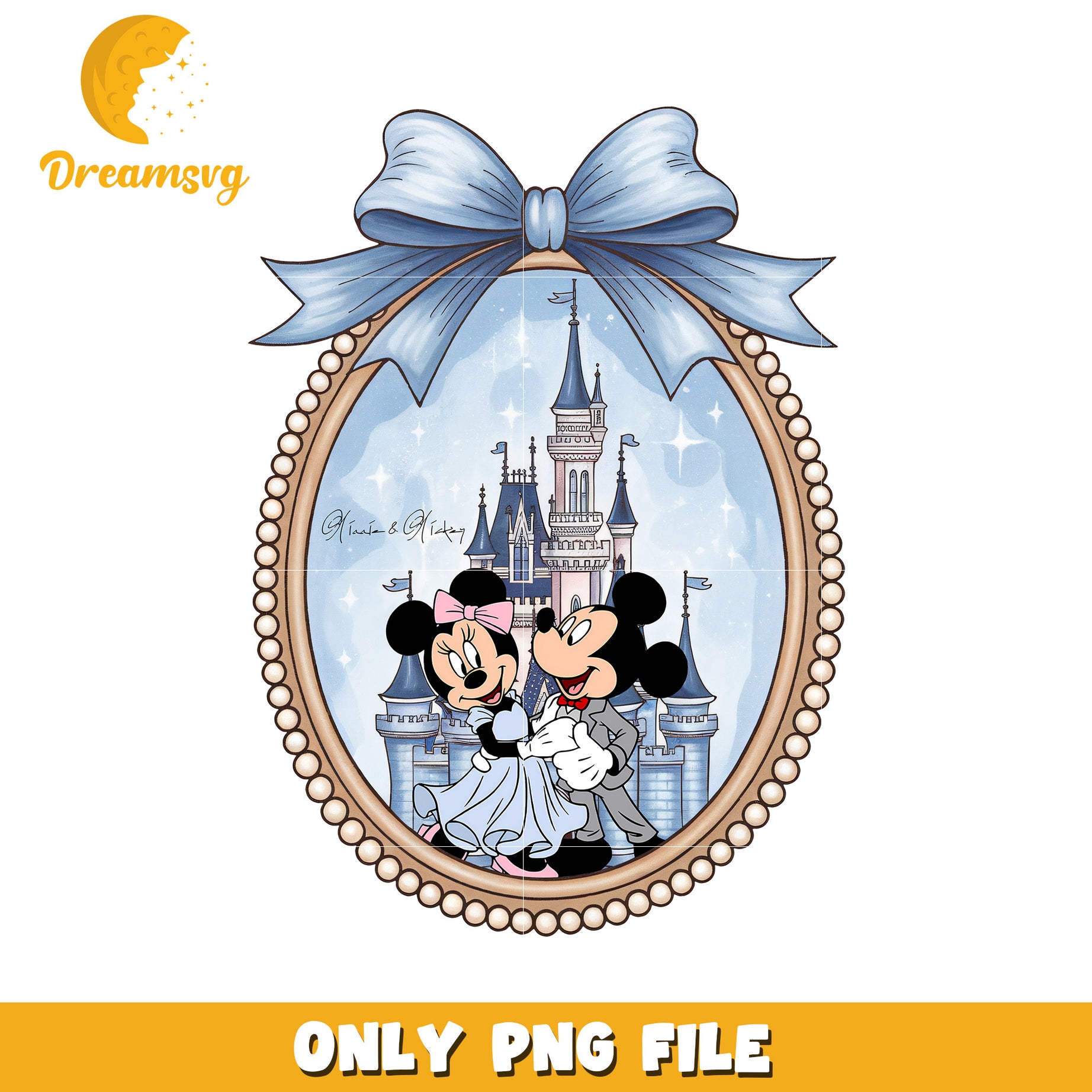 Mickey and minnie picture frame with bowtie png, mickey friends png, disneyland png