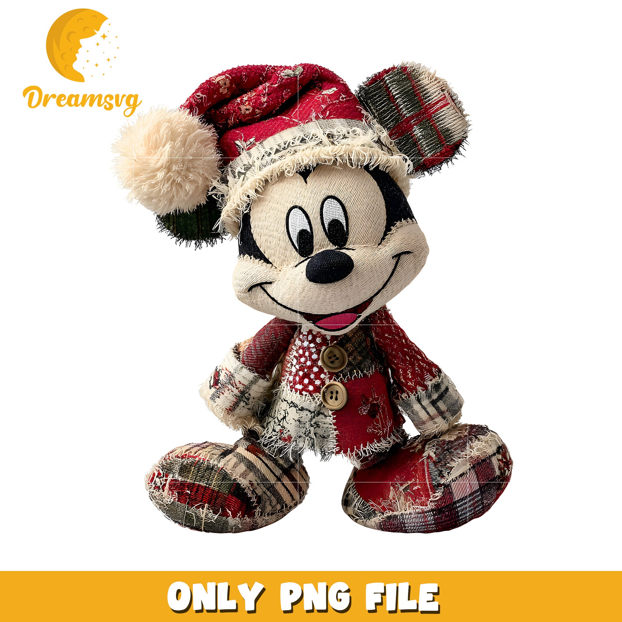 Mickey christmas png, christmas cookies​​​ png, yarn art png