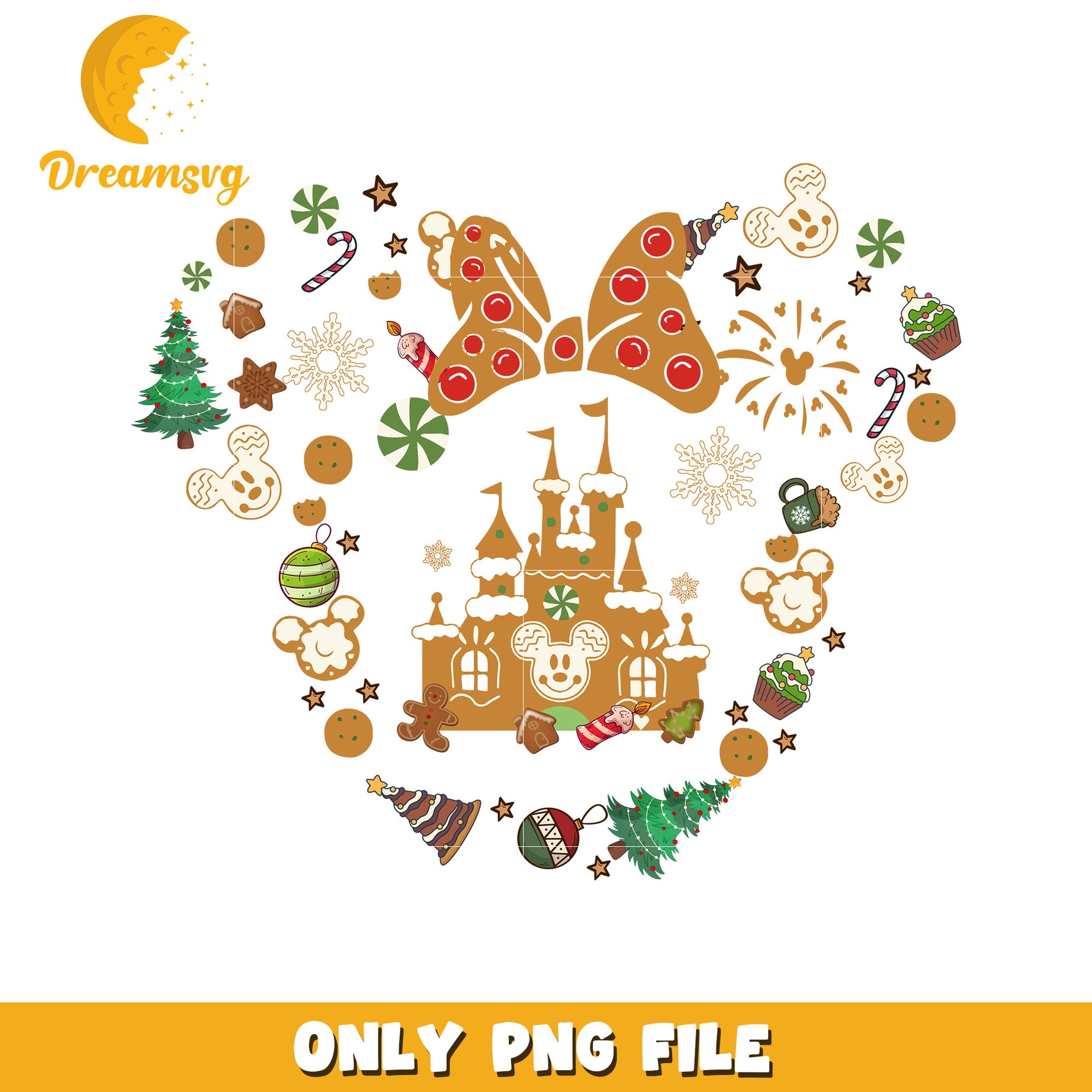 Mickey cookies disneyland png, disney joy png, christmas vibes png