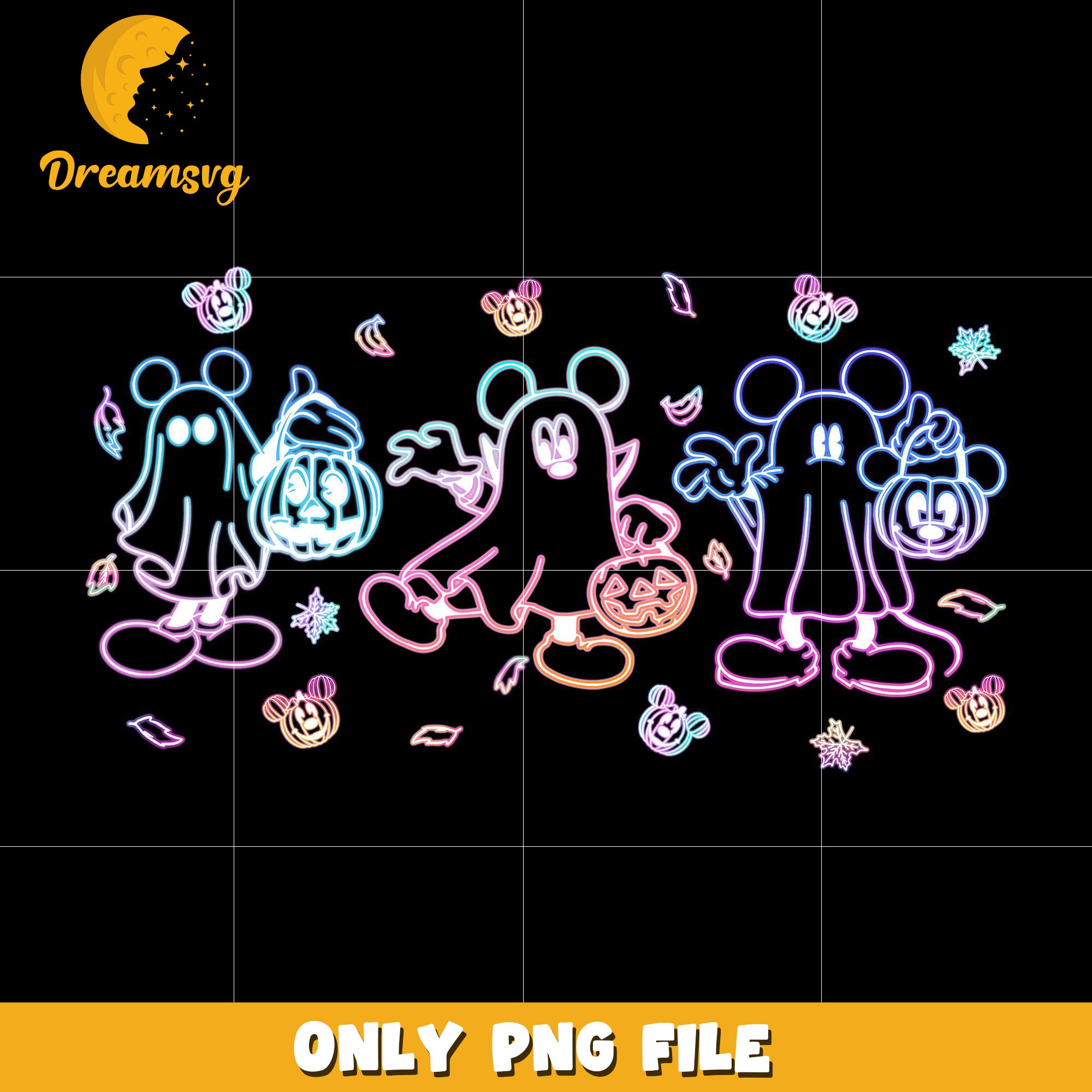 Mickey halloween design png, halloween wallpaper​​ png, halloween decorations​ png