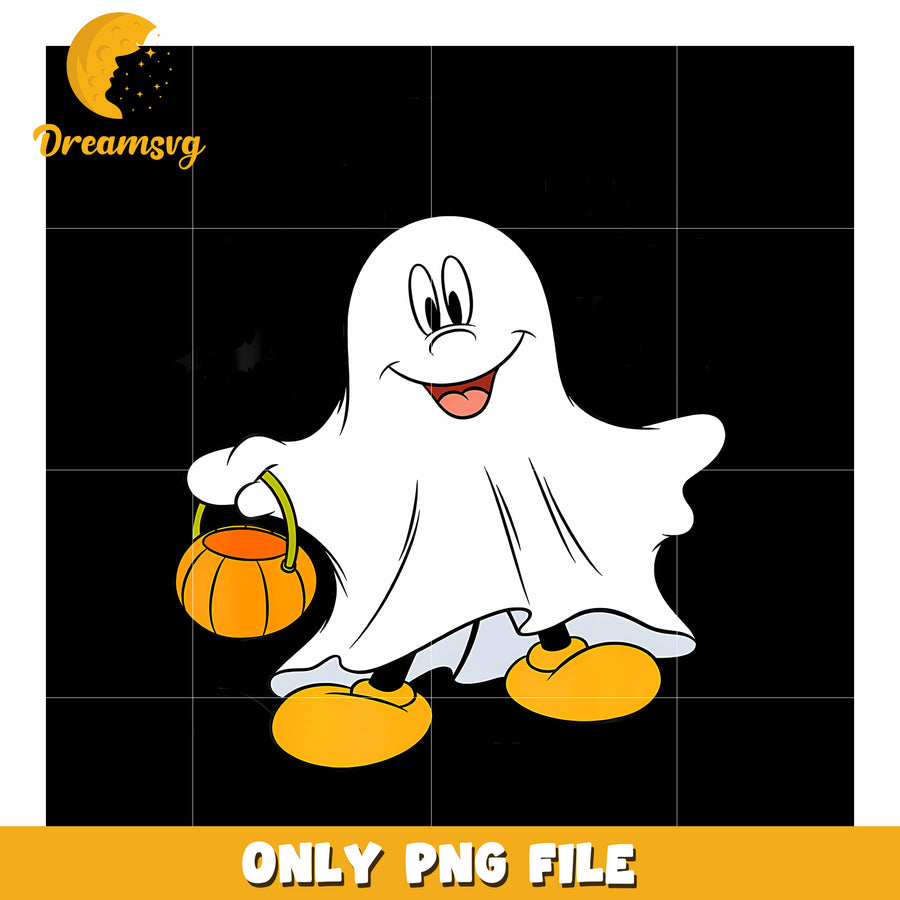 Mickey halloween ghost png, funny images png, halloween mickey png