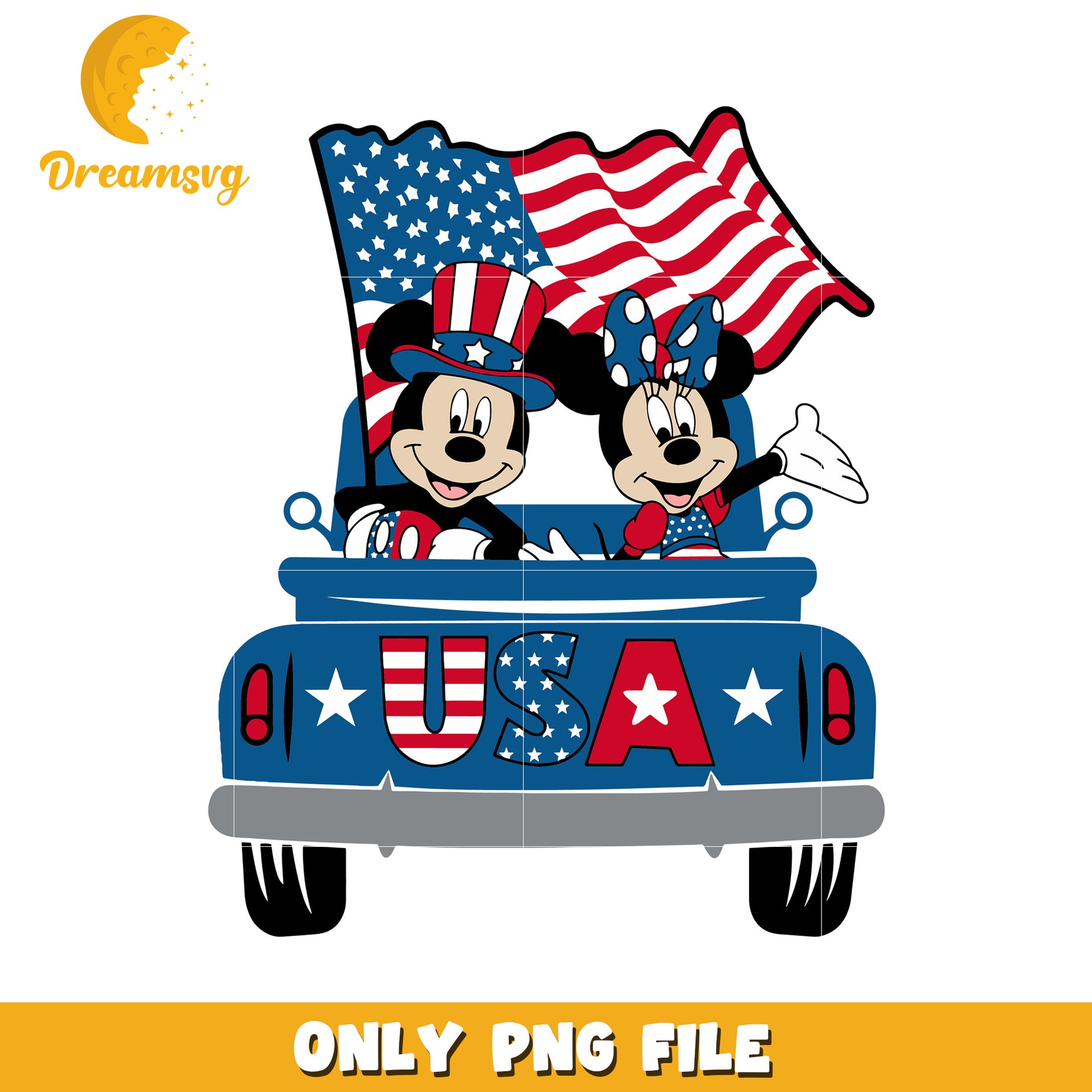 Mickey mouse and minnie usa flag png, american flag design png, mickey and minnie png