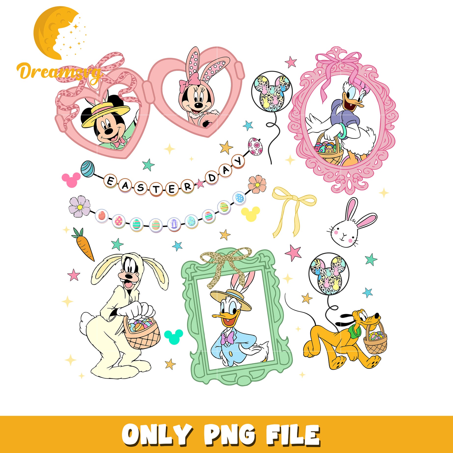 Mickey mouse characters picture frame with bowtie png, disney friends png, disneyland png