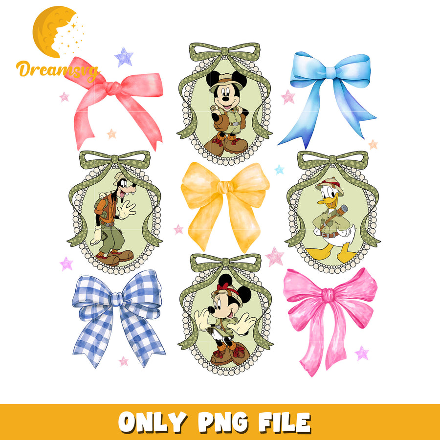Mickey mouse characters png, disney cartoon png, mickey mouse toys png