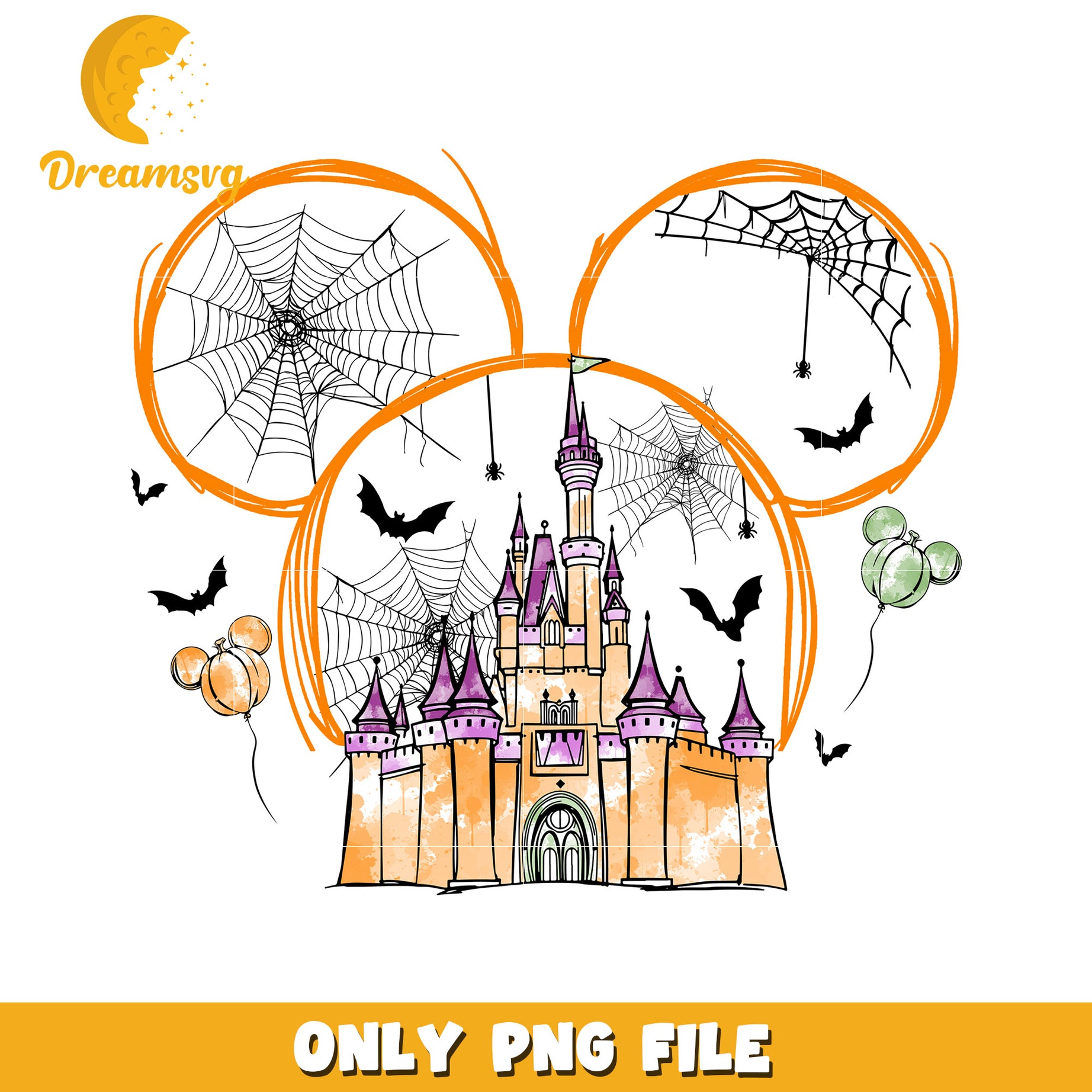 Mickey mouse halloween disneyland png, greatest time of the year png, halloween png