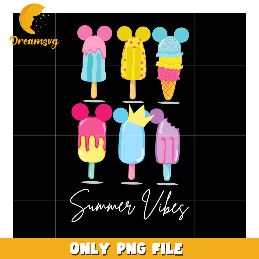 Mickey mouse ice cream png, mickey mouse toys png, summer time png