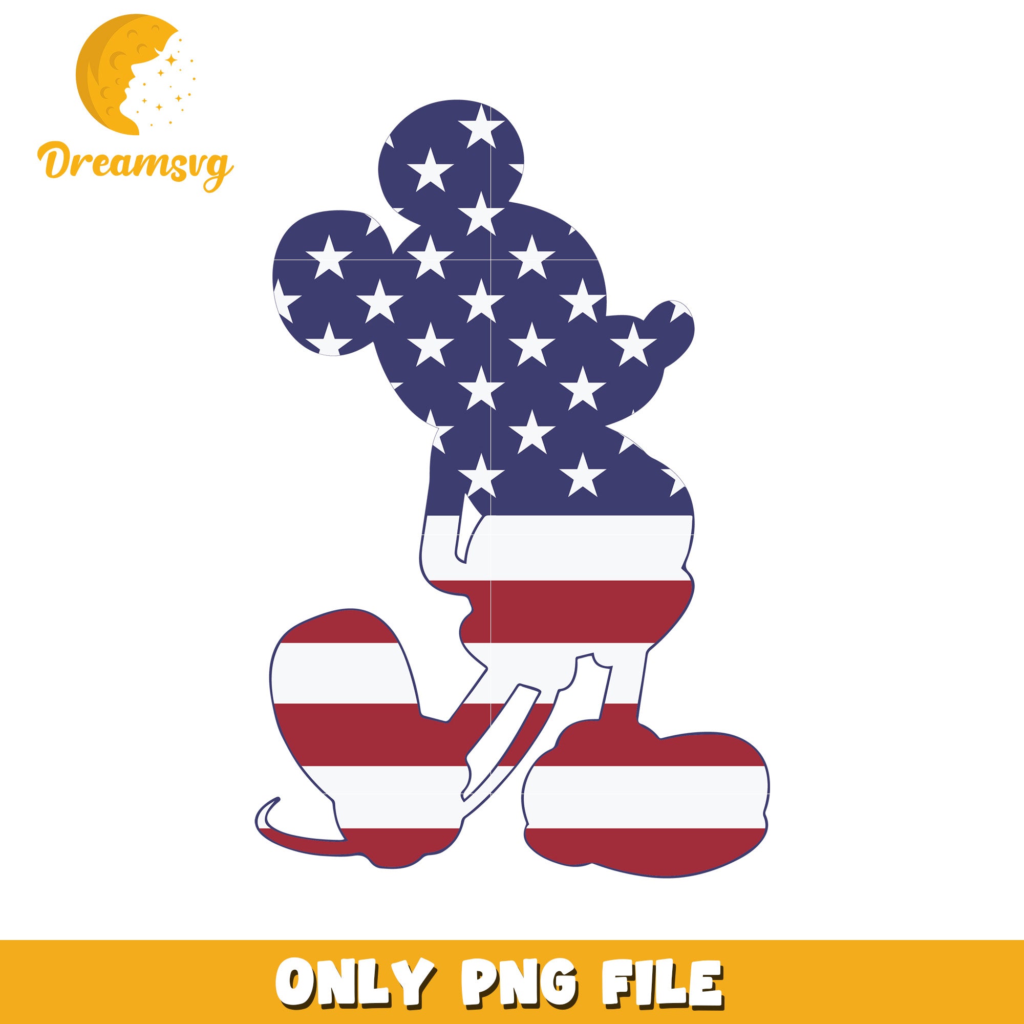 Mickey mouse usa design png, disney patriotic mouse png, independence day png