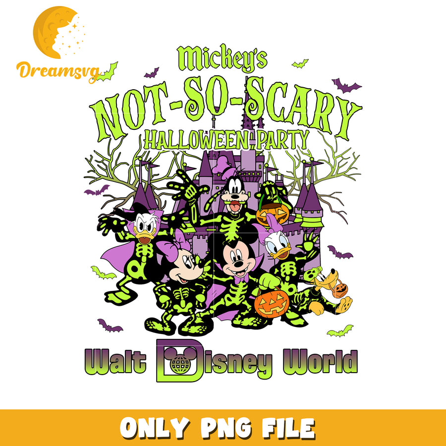 Mickey not so scary png, scary scooby doo png, halloween scooby doo png