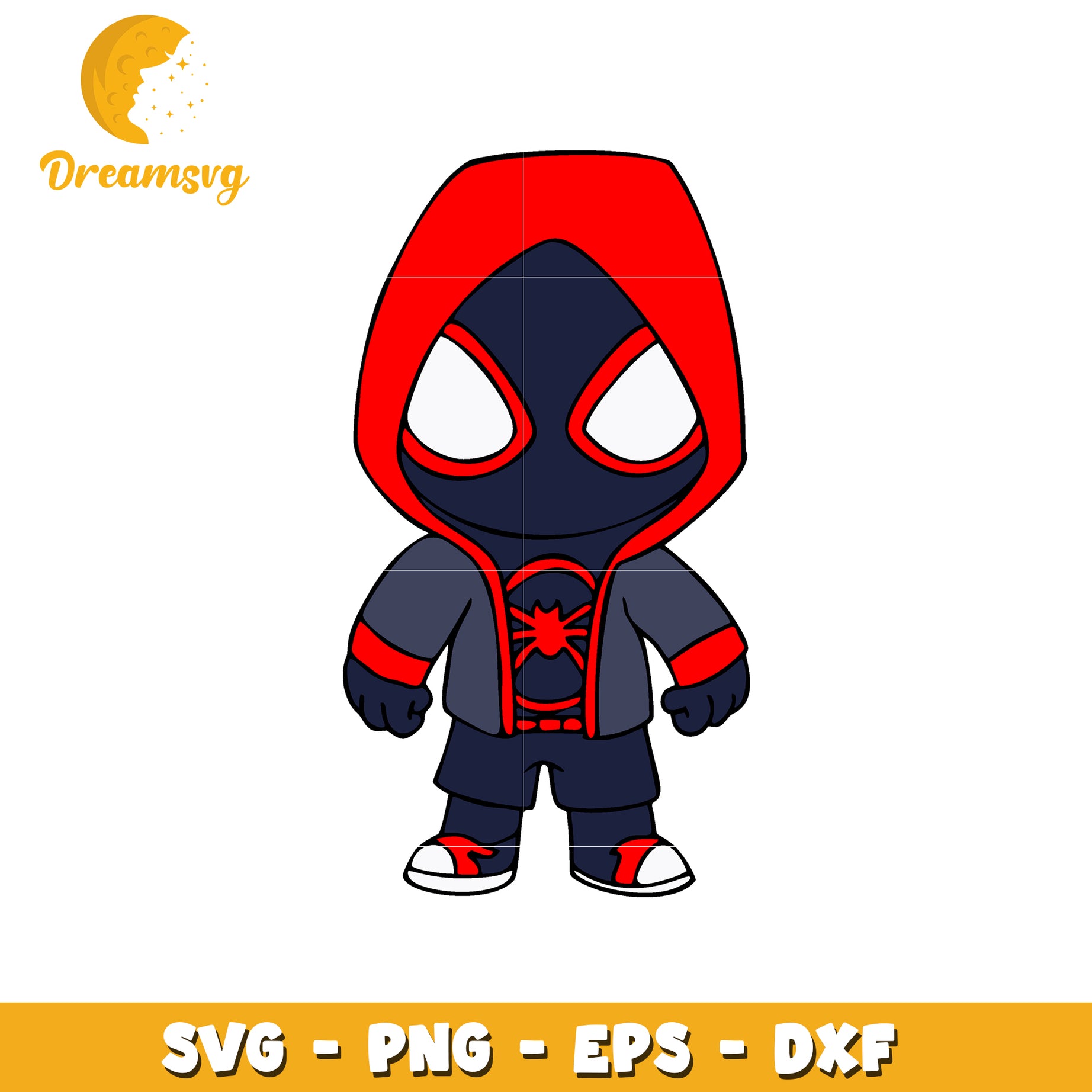 Miles Morales SVG PNG EPS DXF