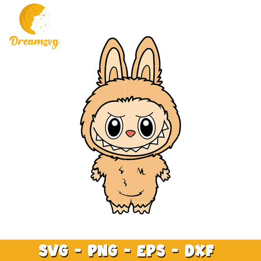Milk orange labubu svg, labubu characters svg, labubu outfits svg