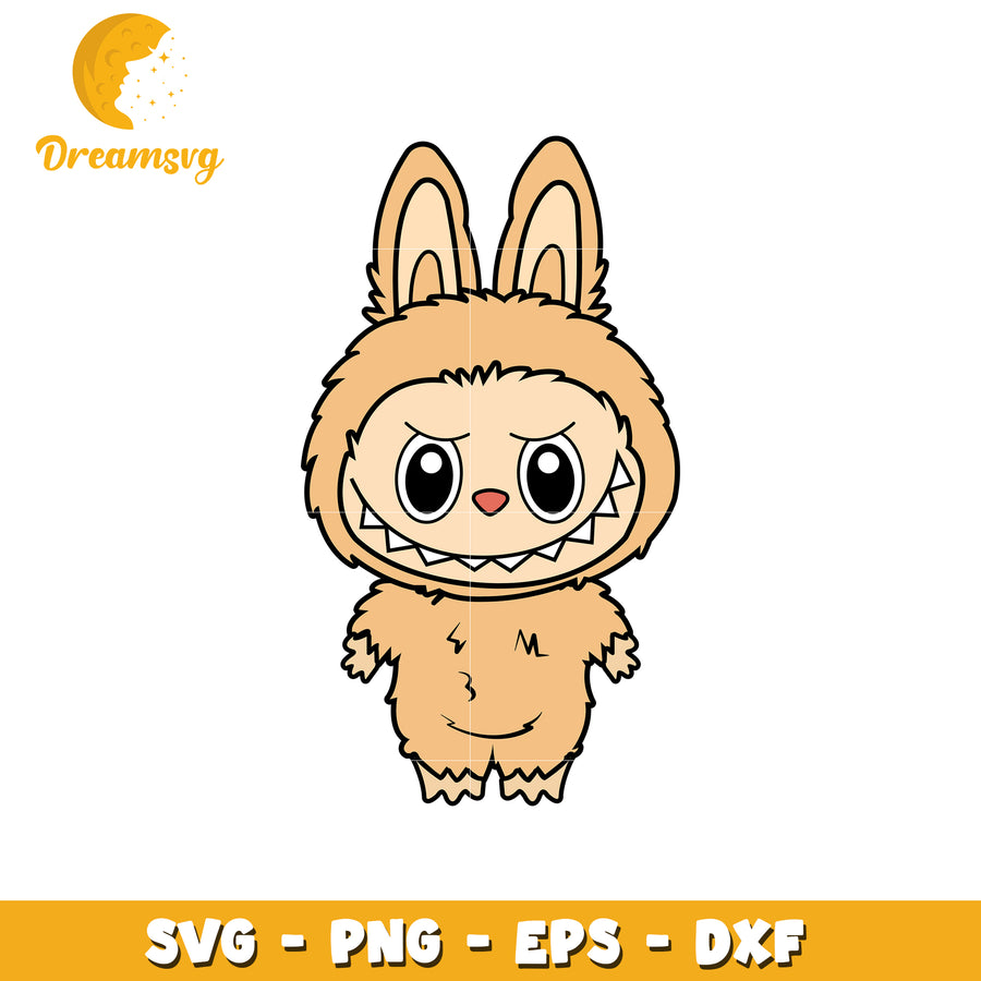 Milk orange labubu svg, labubu characters svg, labubu outfits svg