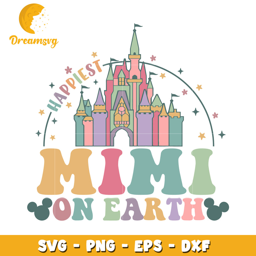 Mimi Happiest on Earth SVG Cut File