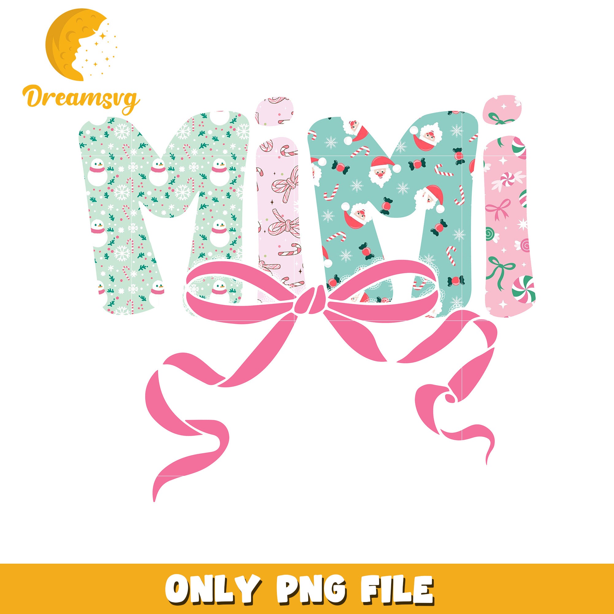 Mimi bowtie png, christmas​ png, grinch png