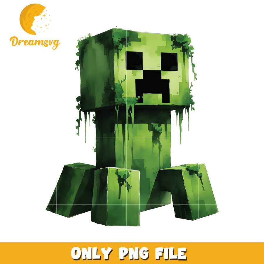Minecraft Creeper PNG,Swamp Creeper,Game Art
