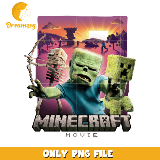 Minecraft Movie PNG Downloadable Image
