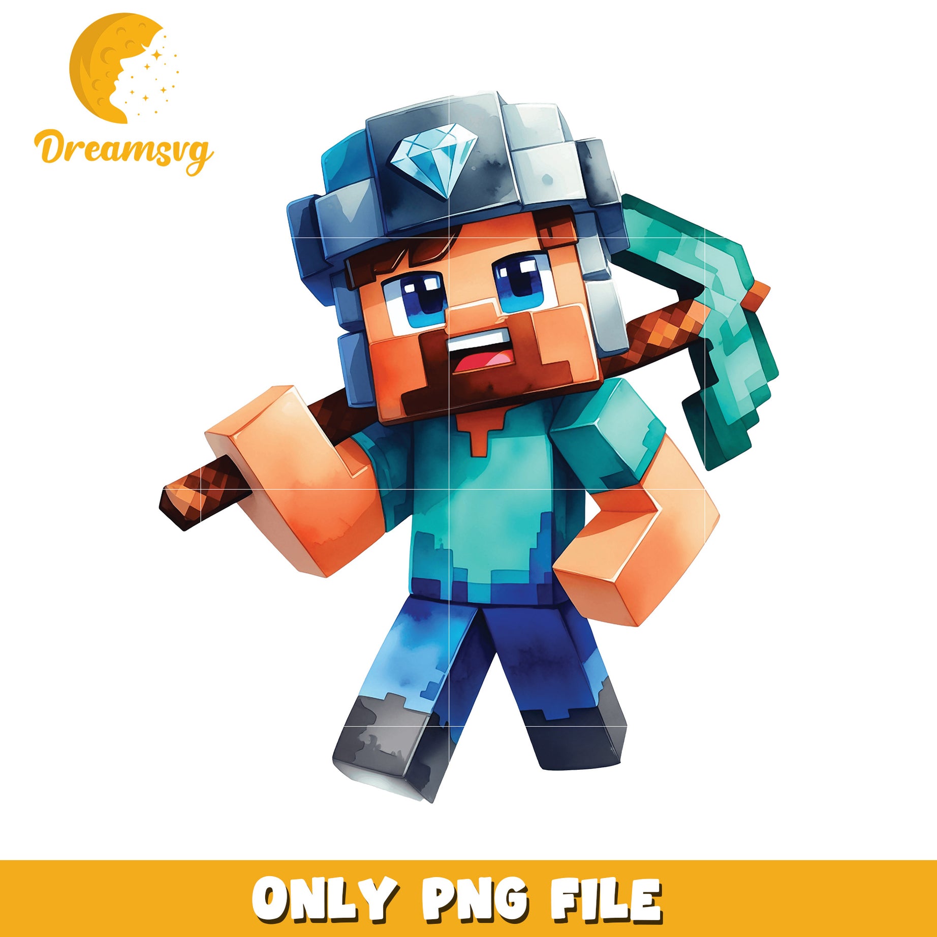Minecraft Steve PNG, Cartoon, Gamer, Pixel Art