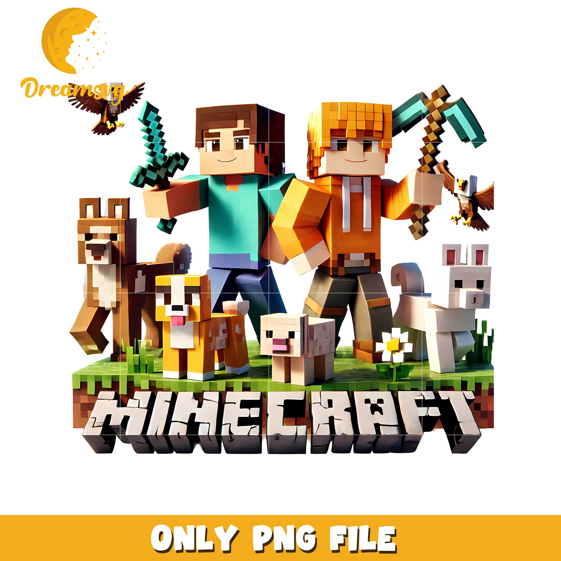 Minecraft animals png, minecraft movie png, minecraft games png