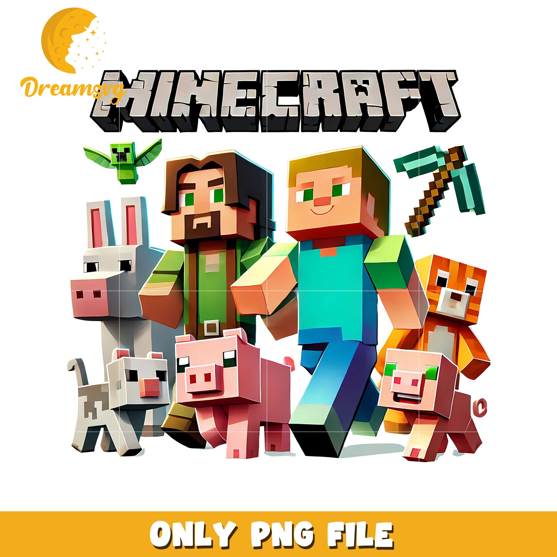 Minecraft characters png, minecraft movie png, minecraft games png