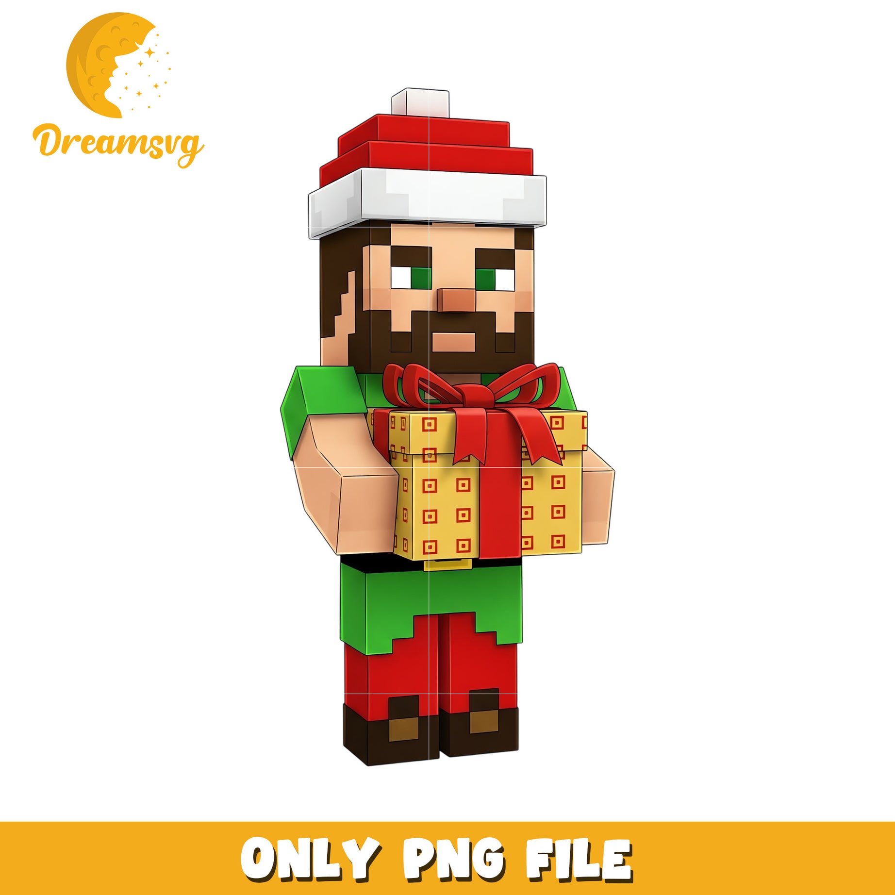 Minecraft christmas characters png, christmas music​ png, christmas​ decor png