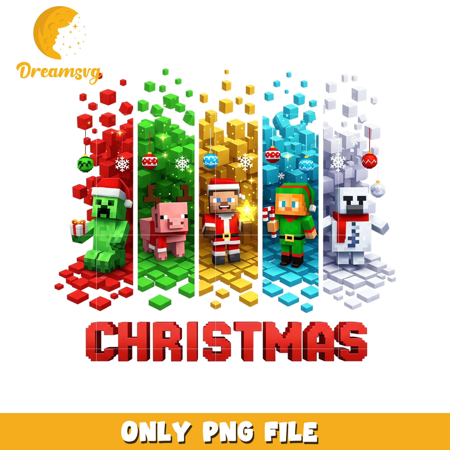Minecraft christmas png, christmas music​ png, christmas​ decor png