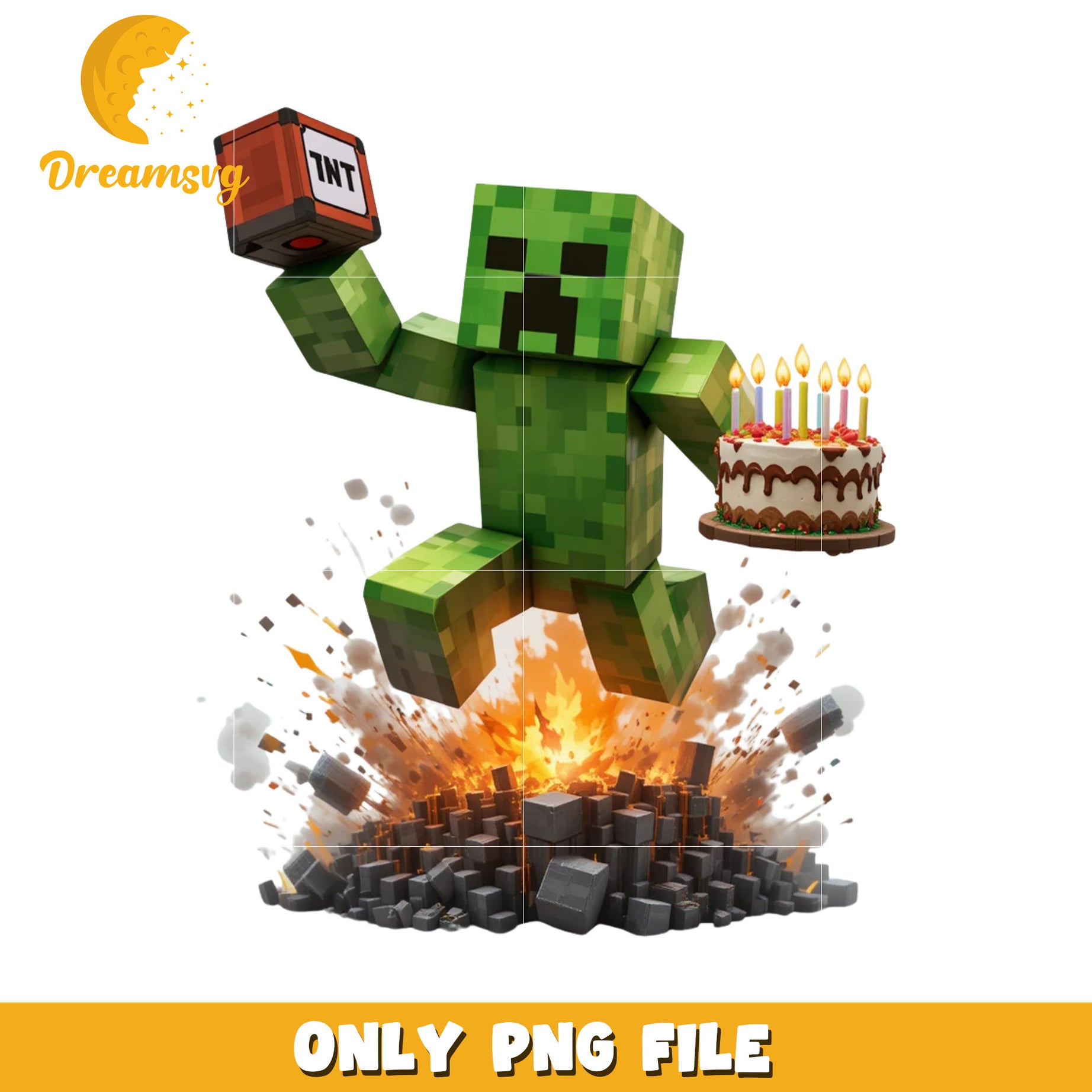 Minecraft creeper birthday and tnt png, minecraft games png, mincraft the movie png