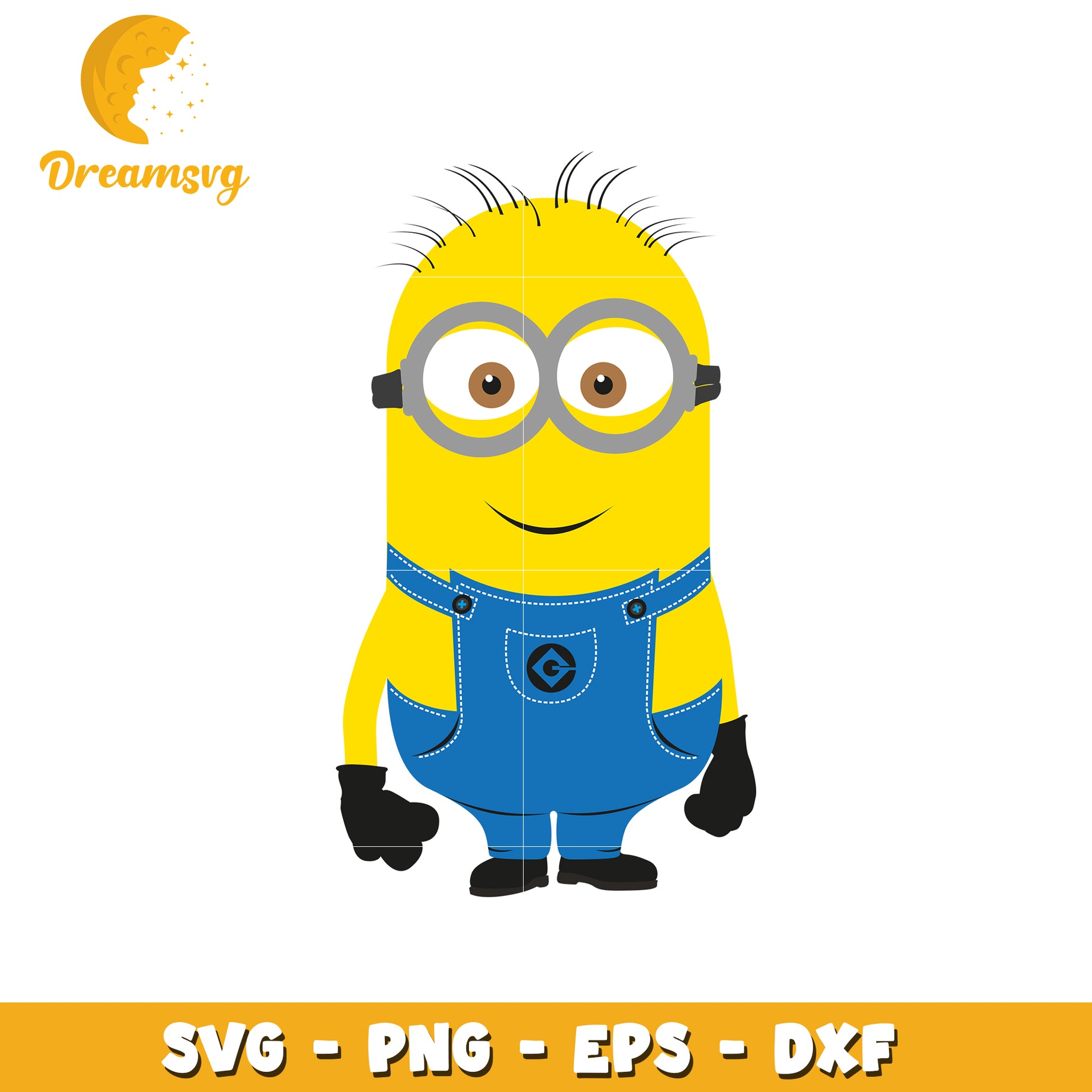 Minion Character SVG Cute Design for File Sharing