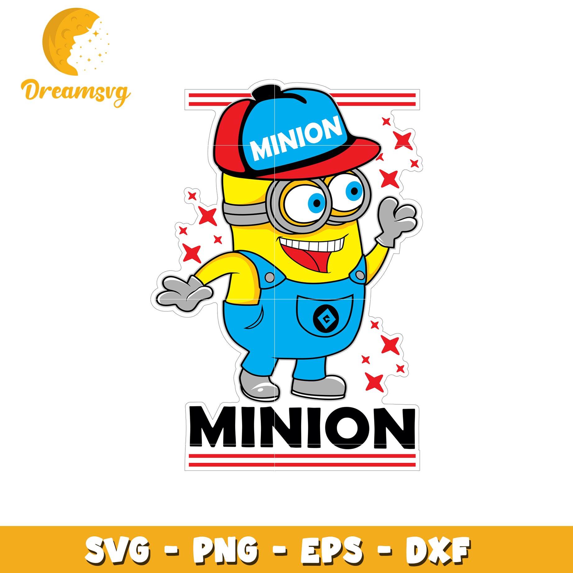 Minion SVG Cut File Cute Cartoon Design