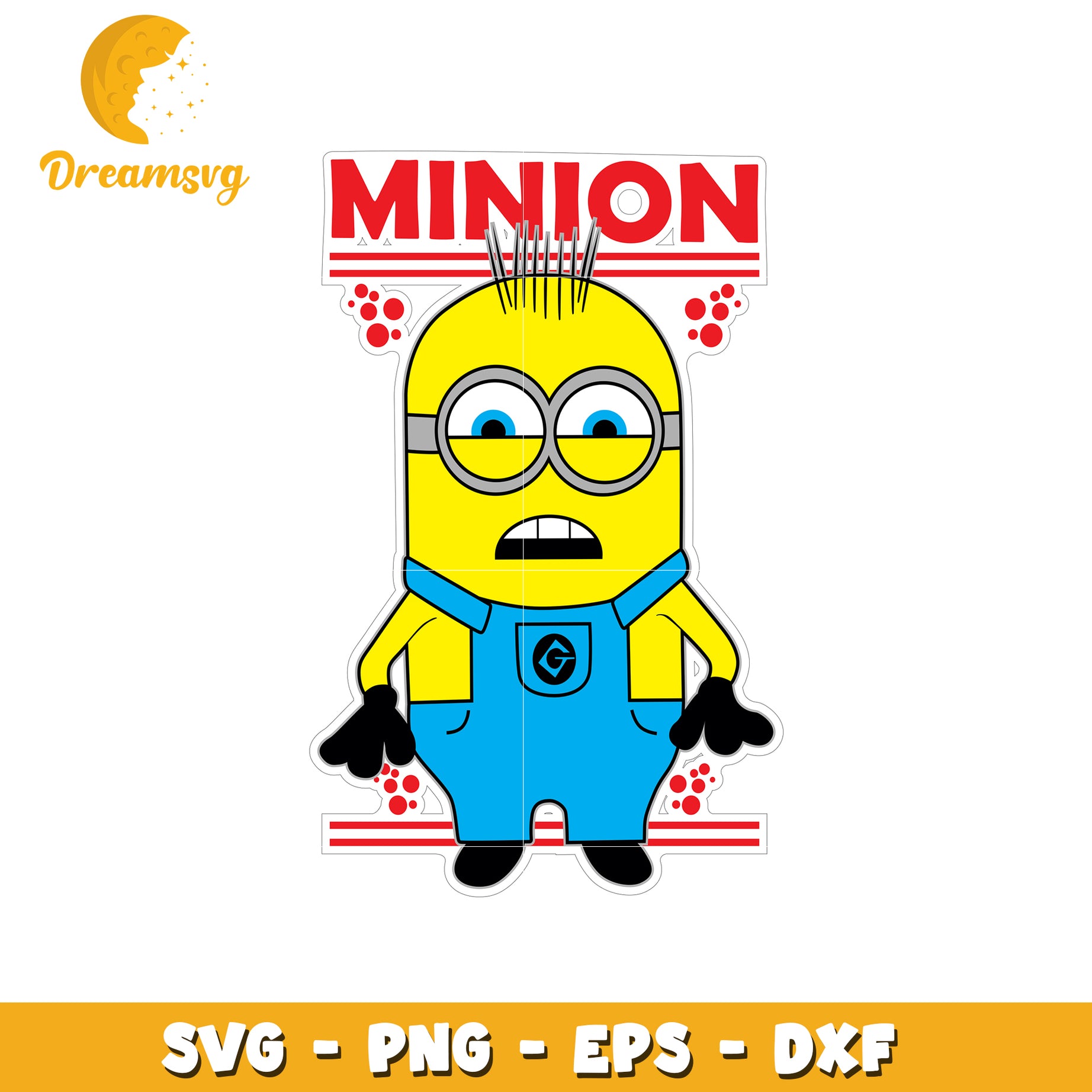 Minion SVG Cut File PNG EPS DXF