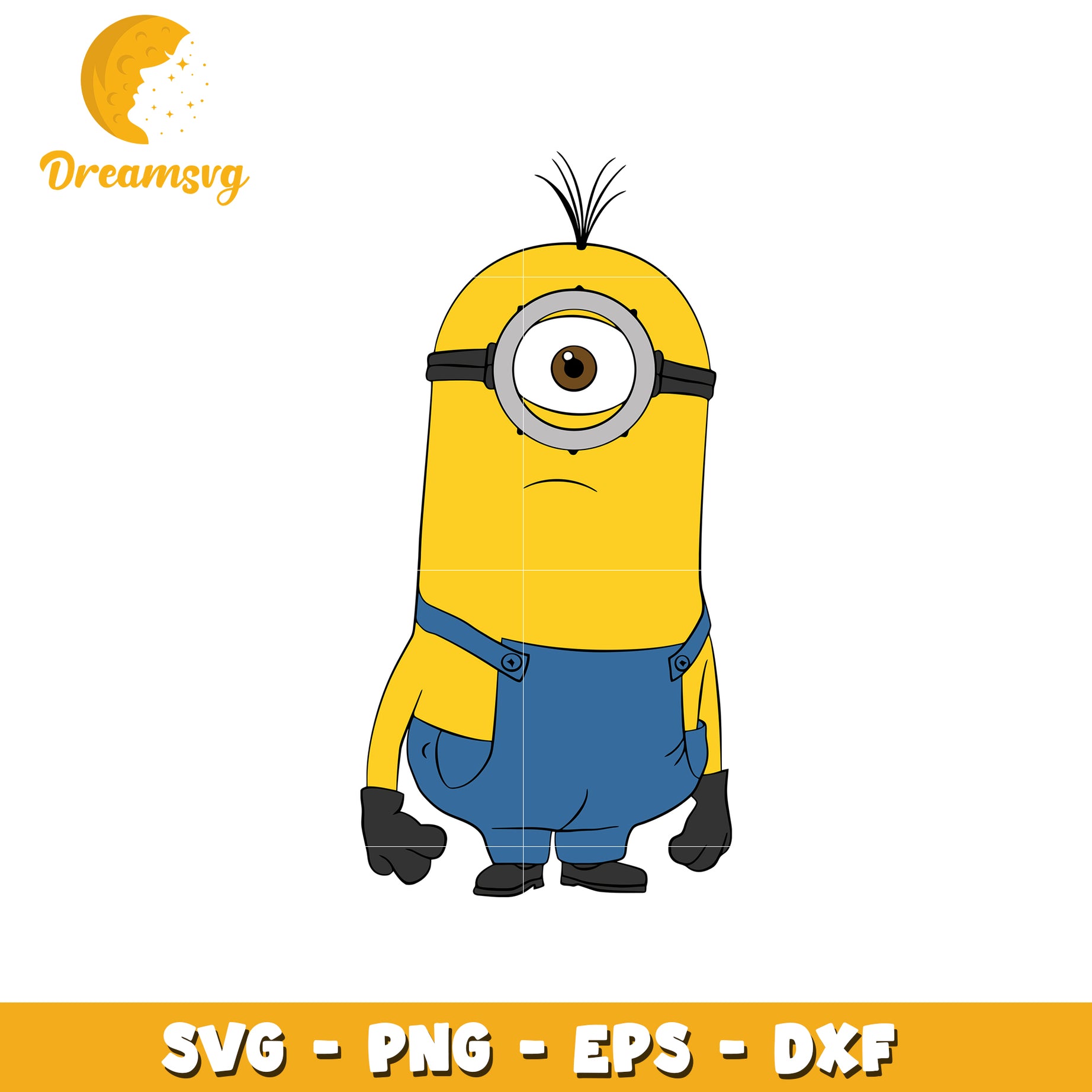 Minion SVG PNG EPS DXF Cut File