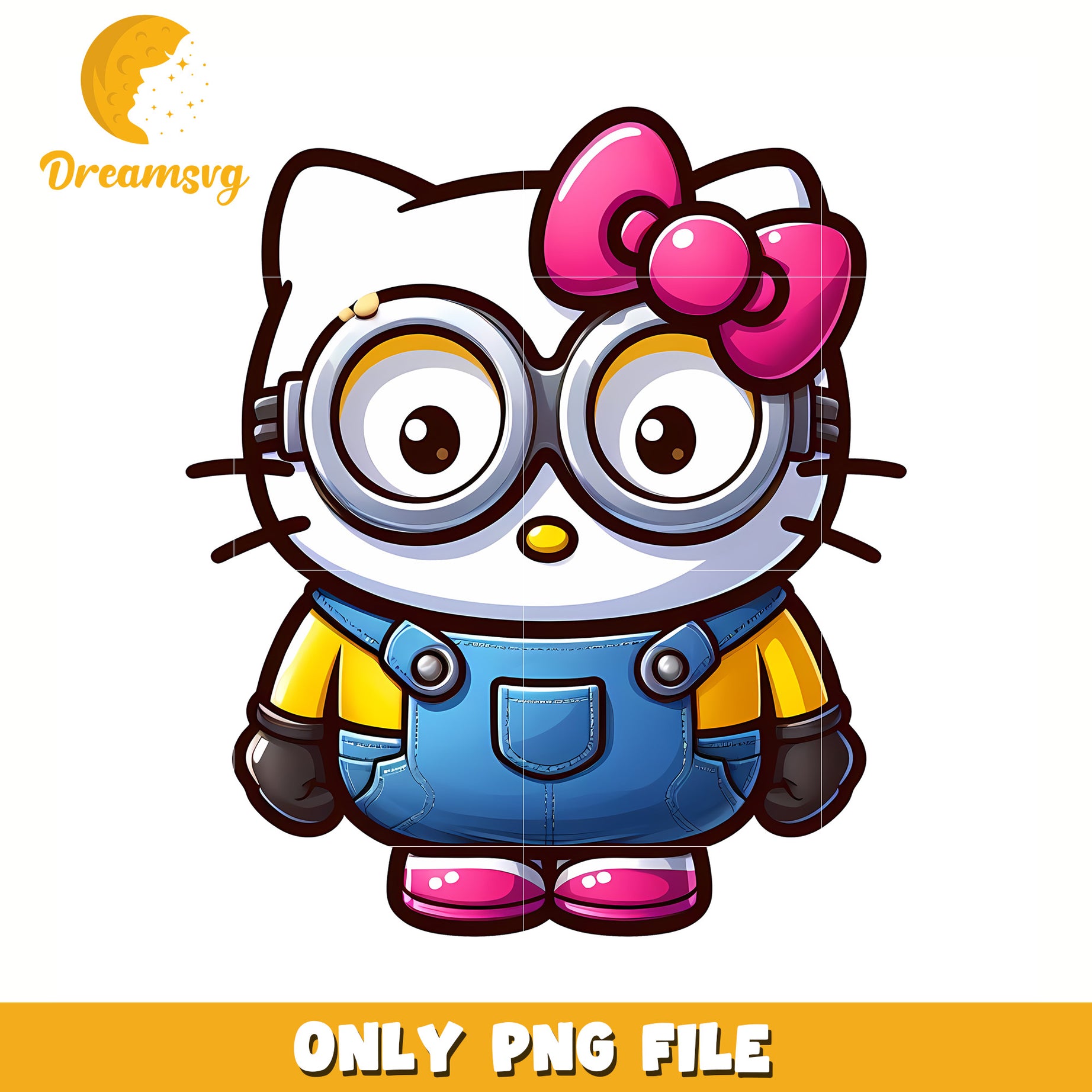 Minion kitty png, hello kitty mirror png, hello kitty friends png