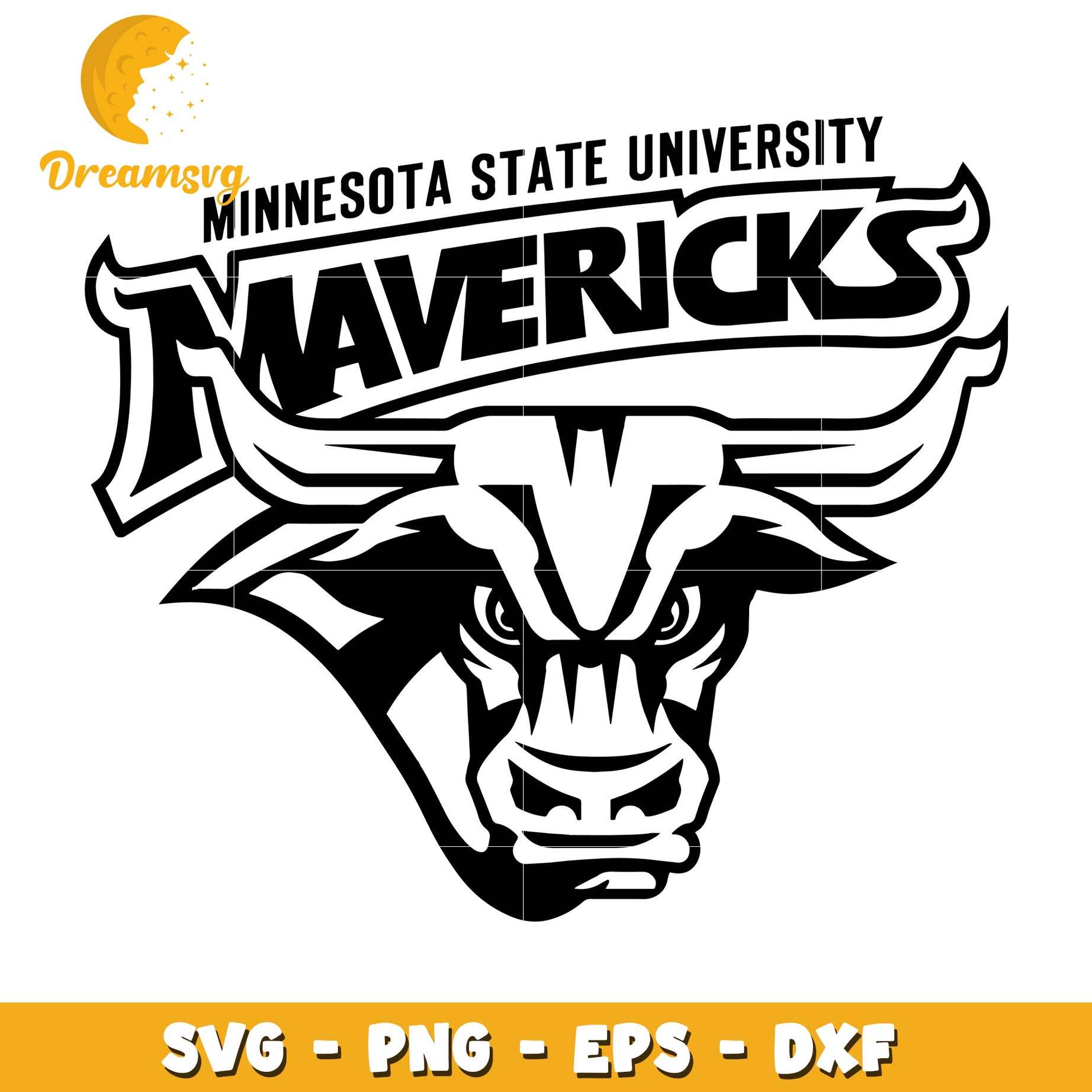 Minnesota State University Mavericks Logo SVG Design File