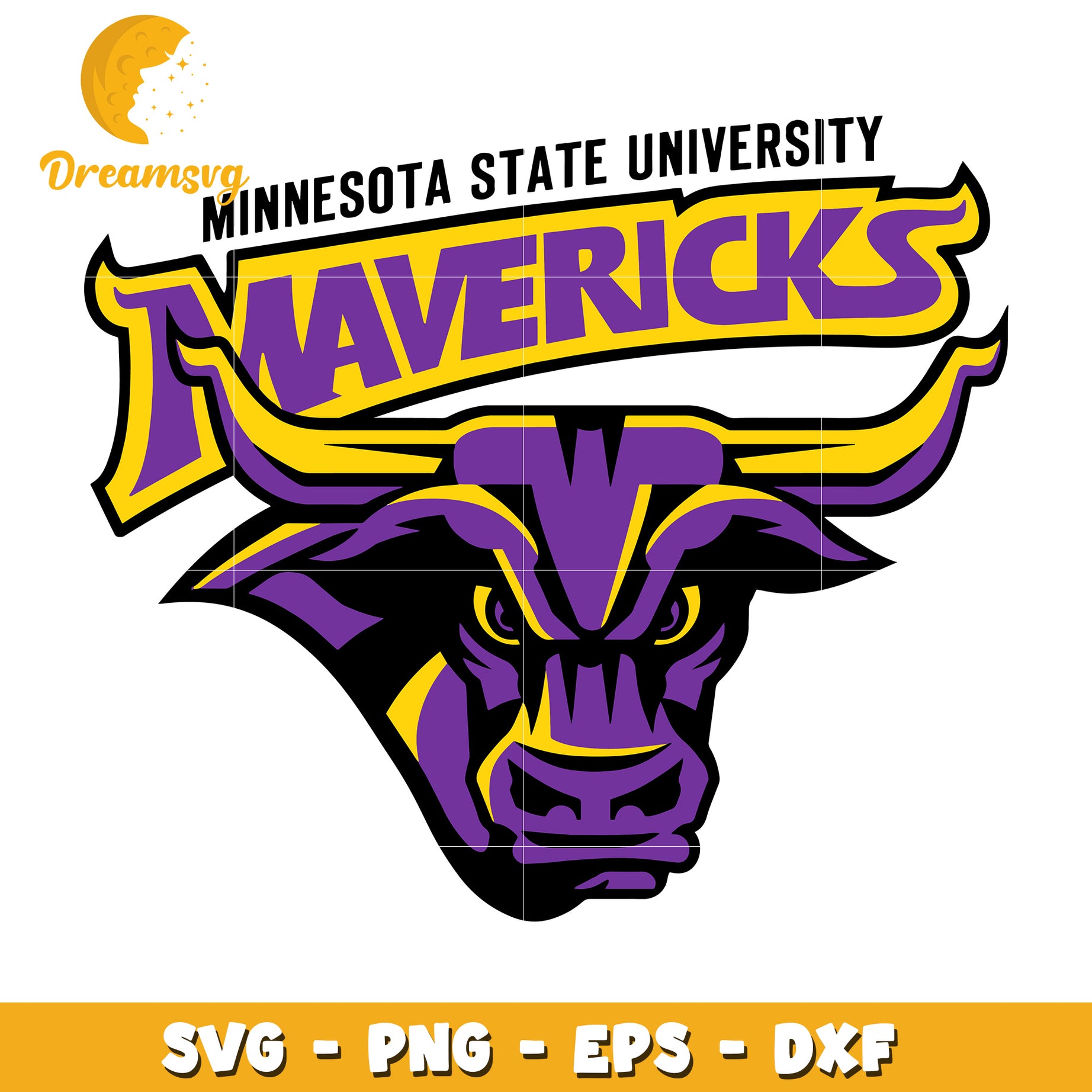 Minnesota State University Mavericks SVG Logo for Downloads